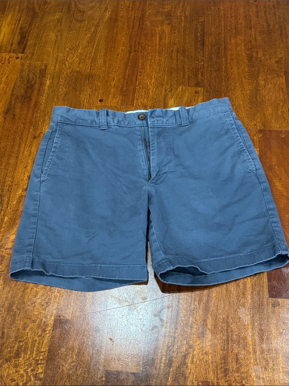 J. Crew Classic Men's Blue Cotton Chino Shorts